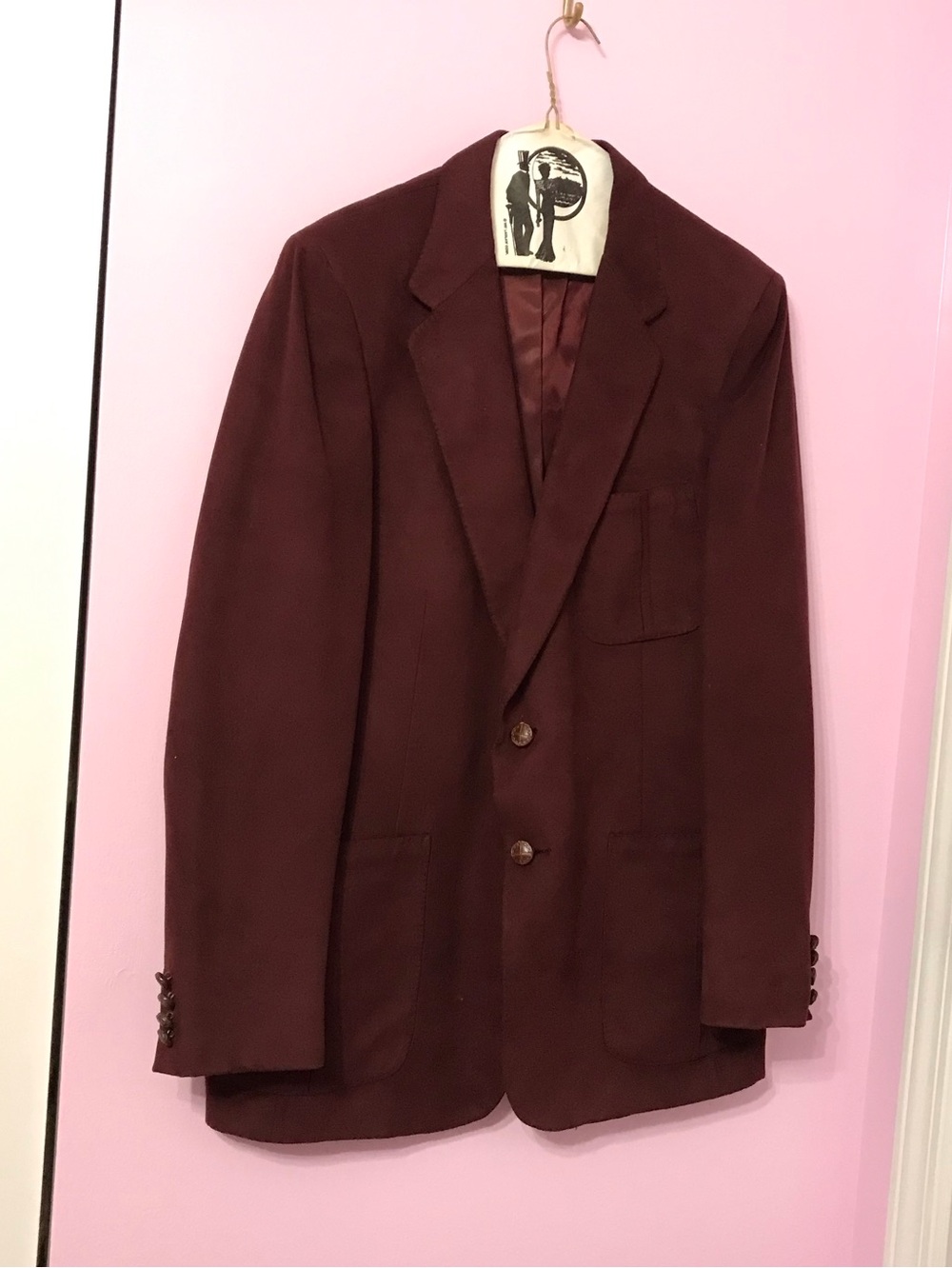 Vintage Lanvin Brown Feather suede blazer jacket